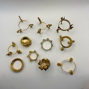 SOLD Vintage Brass Egg Stands